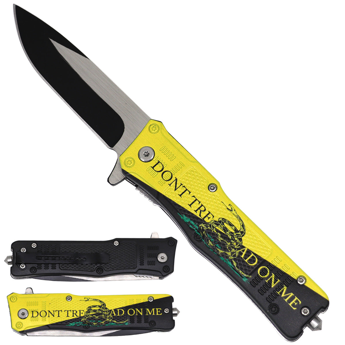 Don’t Tread on Me Spring Assisted Pocket Knife