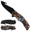 3mm Spring-Assisted Pocket Knife with 4.5-Inch ABS Handle – KS1590BR