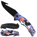 Eagle Print Spring Assisted Pocket Knife