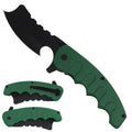 8-Inch Spring-Assisted Pocket Knife with Belt Clip – KS1680GN