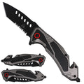 Spring-Assisted Aluminum Handle Knife with 3.25-Inch Blade – KS2169GY
