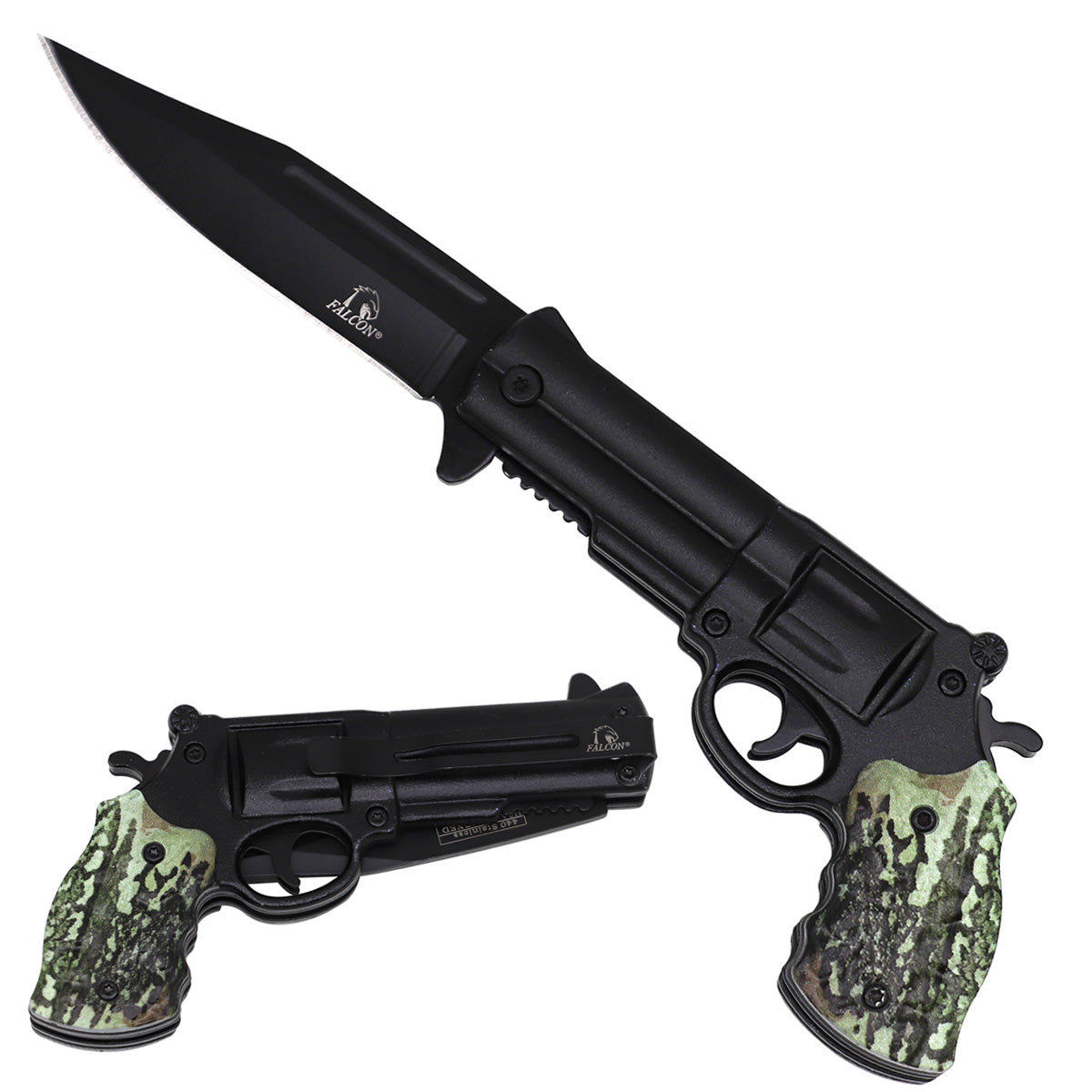 Falcon Knives - Revolver Spring Assisted Knife