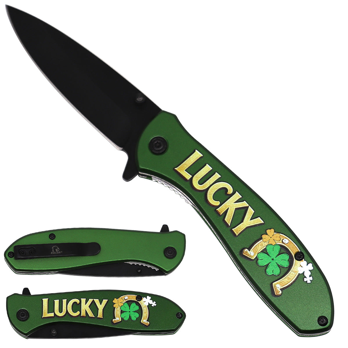 Falcon 3D Handle Spring Assisted Pocket Knife - KS2560-11