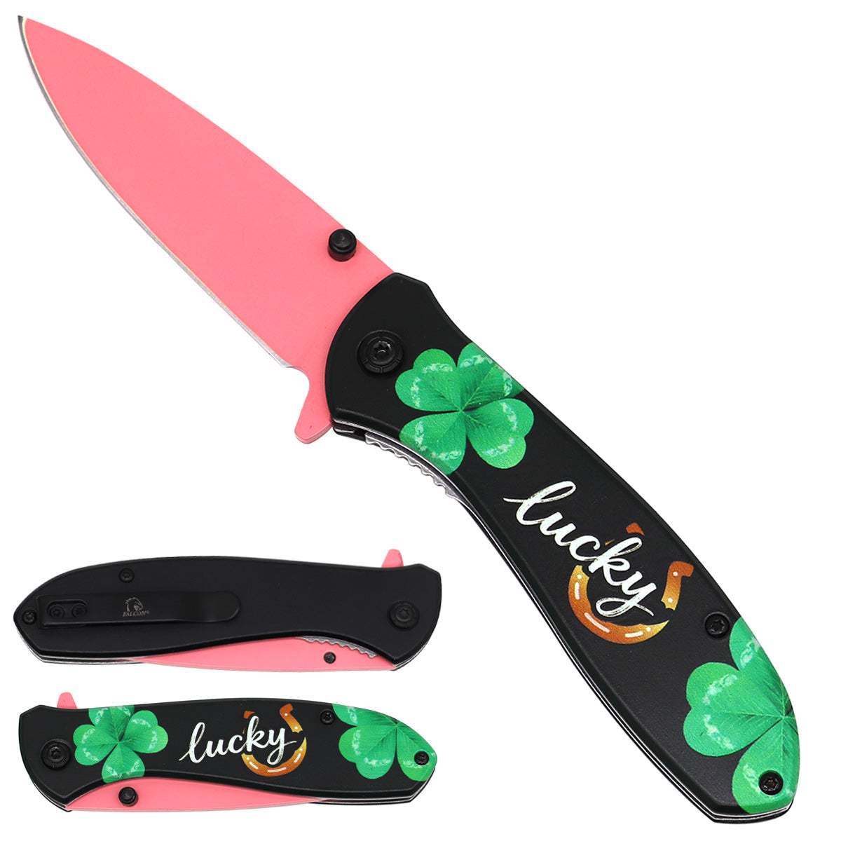 Falcon 3D Handle Spring Assisted Pocket Knife - KS2560-19