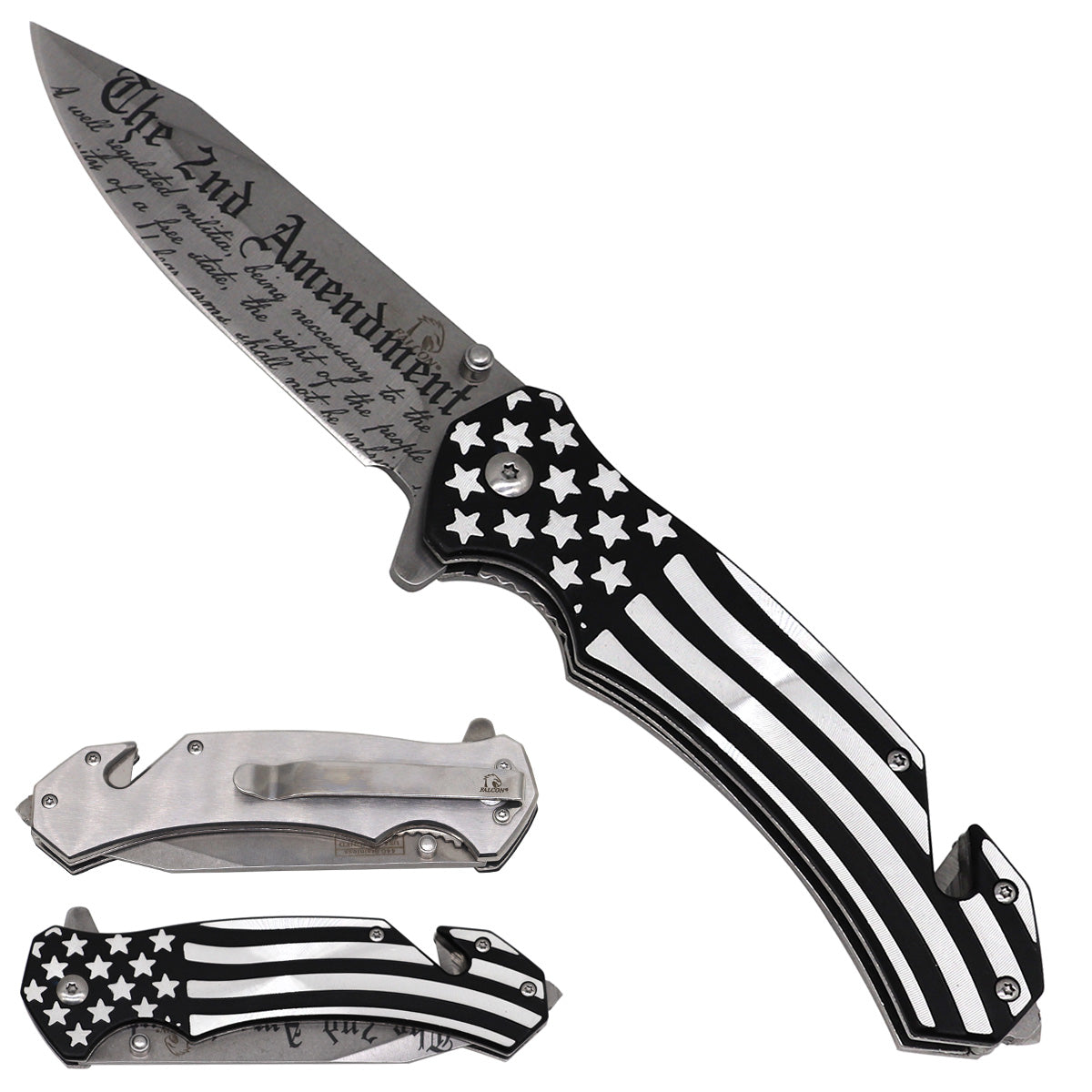 Falcon 2nd Amendment Spring Assisted Pocket Knife