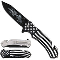 Falcon 250 Years of Freedom Spring Assisted Pocket Knife - Flag Handle - Pacific Solution wholesale pocket knife SKU KS2817FD