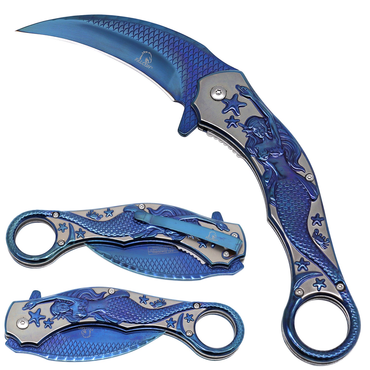 falcon-blue-mermaid-spring-assisted-karambit-knife