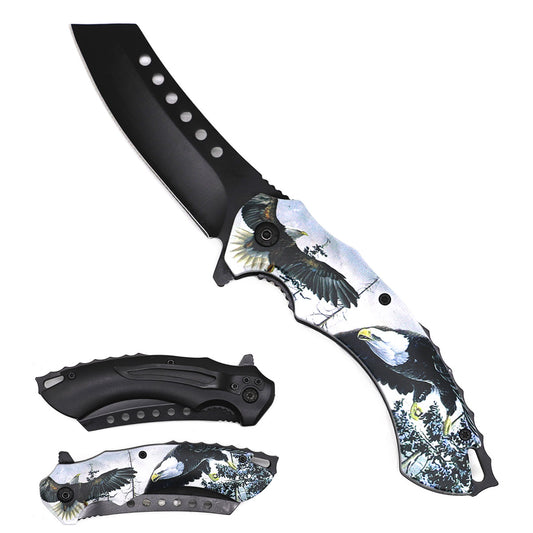 Eagle Spring Assisted Knife Butcher Blade