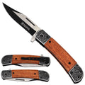 Sigma Wooden Handle Ball Bearing Pocket Knife