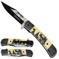 Sigma Ball Bearing Flipper Knife - Wolf Design