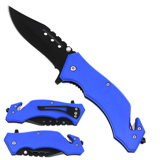 Blue spring Assisted Pocket Knife