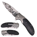4.75"  Wolf Blade / Stainless Steel+Wooden Handle