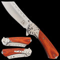 Spring-Assisted Knife, Blue 440 Steel Blade & Polyresin Handle | KS3803SLCW