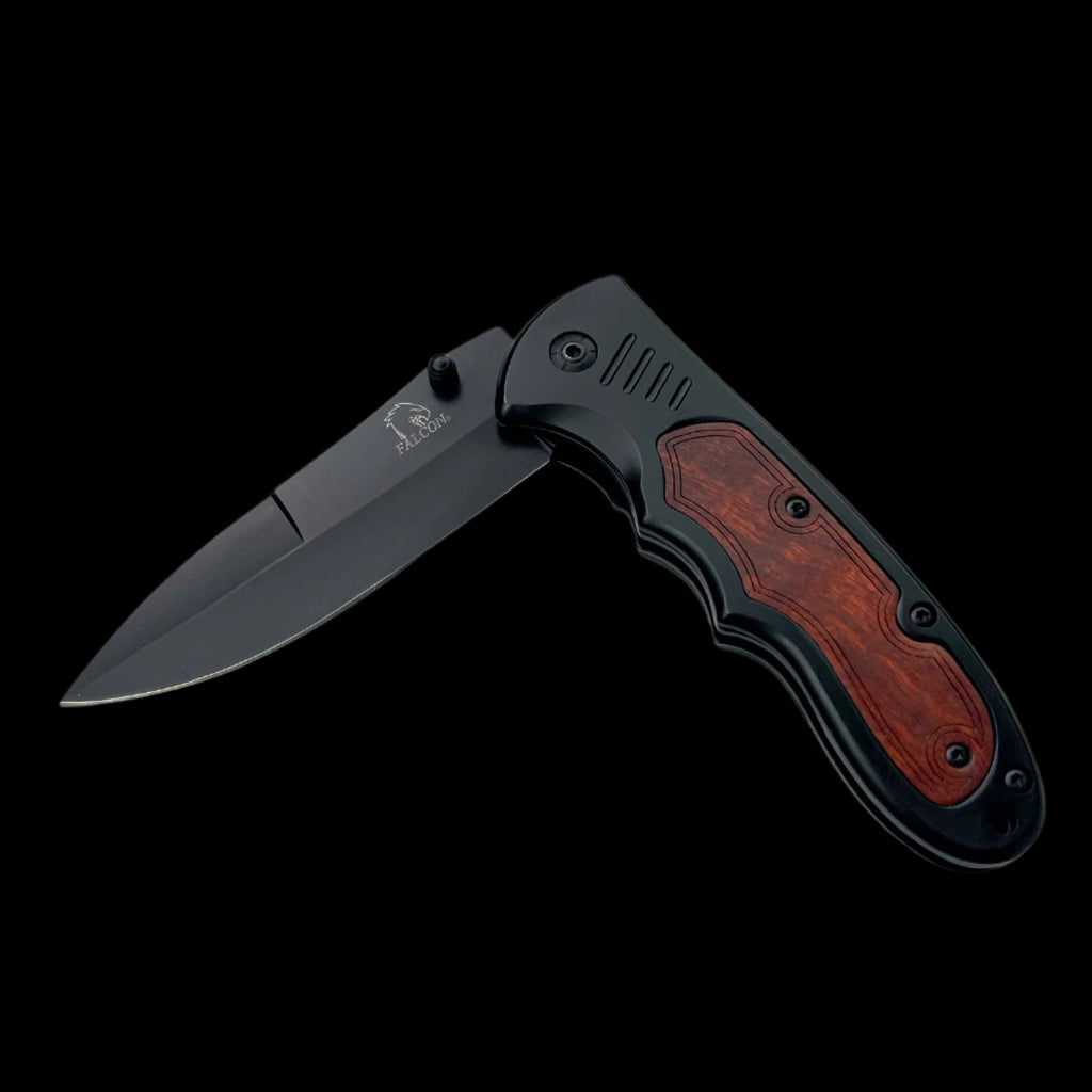 Wholesale Falcon Knives - Pocket Knife Wooden Handle for Sale in Bulk