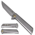 Falcon Chrome Spring Assisted Pocket Knife