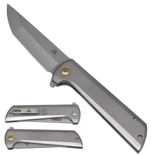 Falcon Chrome Spring Assisted Pocket Knife