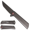 KS4045GY Gray Titanium Spring Assisted Folding Knife