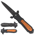 Falcon Spring-Assisted Folding Pocket Knife, 3mm Mirror-Gloss Blade | KS4071GY