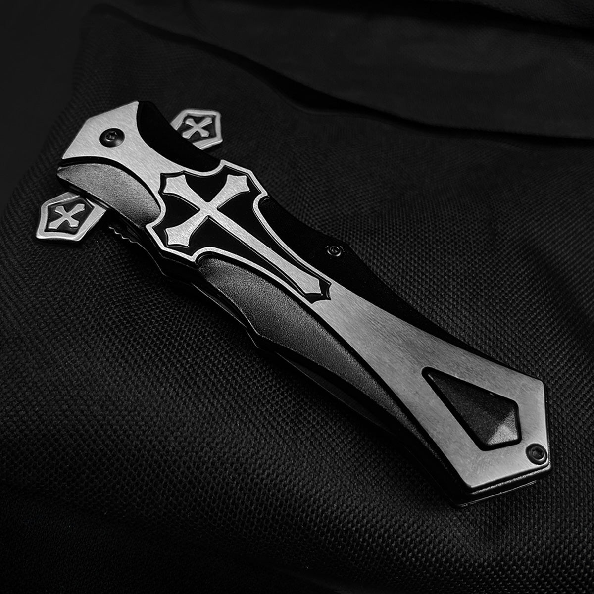 4" Black Blade Spring Assisted Knife