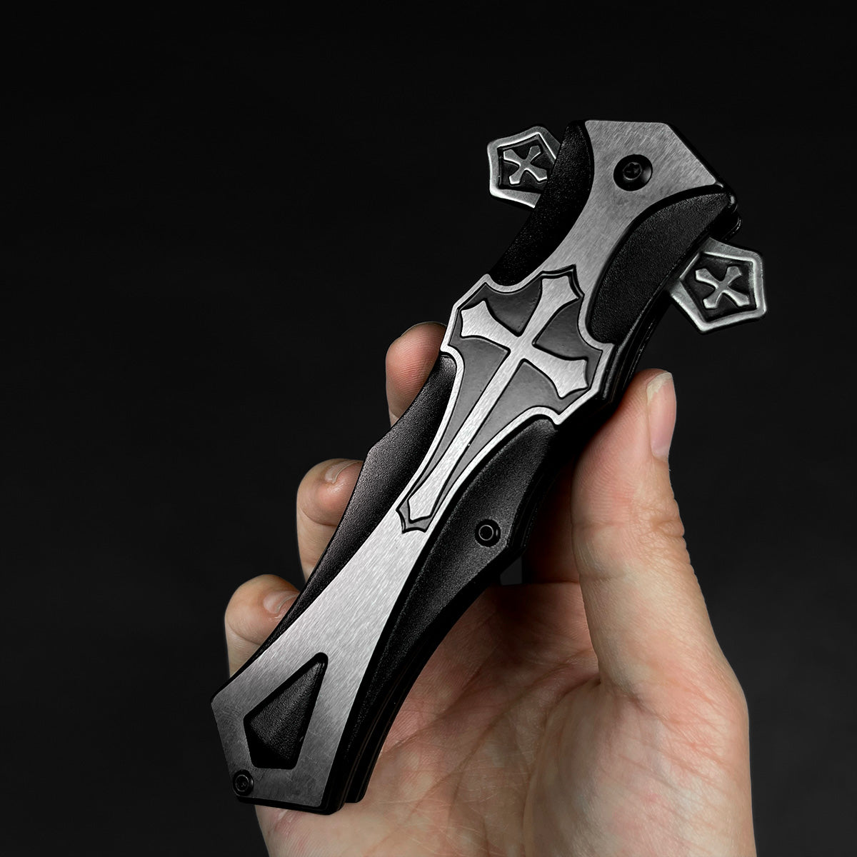 4" Black Blade Spring Assisted Knife