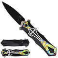 Falcon Cross-Handle Spring-Assisted Pocket Knife | KS5440DM-2