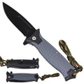 Carbon Fiber Handle Spring Assisted Pocket Knife
