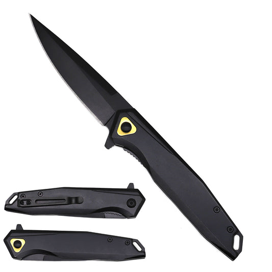 3" Black Blade / Black Handle / Assisted Knife