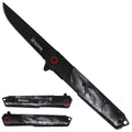 Sigma Wood Handle Ball Bearing Flipper Knife