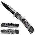 Sigma Ball Bearing Flipper Knife - Bear Design
