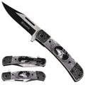 Sigma Ball Bearing Flipper Knife - Deer Design
