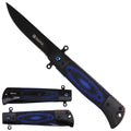Sigma KSB345BBL ball-bearing folding knife with 4-inch blade and 5-inch steel-and-Micarta handle