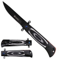 Sigma KSB345BBW ball-bearing folding knife with 4-inch blade and 5-inch steel-and-Micarta handle