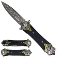 Sigma Ball-Bearing Folding Knife with Micarta & Steel Handle – KSB348DMLM