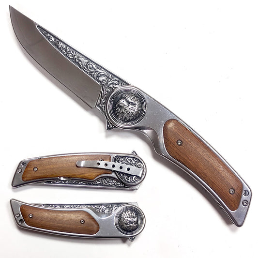 Sigma Folding Knife - Eagle Wood Handle