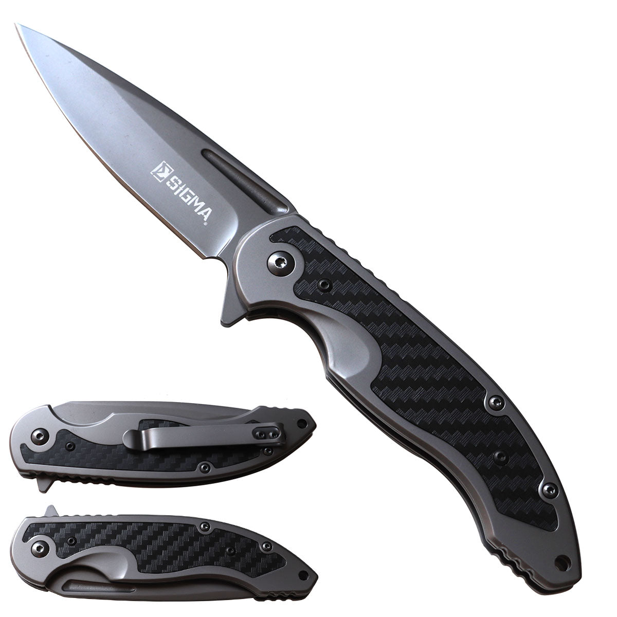 sigma-gray-ball-bearing-folding-knife-carbon-fiber-handle