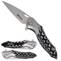 Sigma Curved Ball Bearing Pocket Knife - Inlaid Micarta