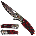 Sigma Ball-Bearing Flipper Knife with Micarta Handle – KSB413DMRM