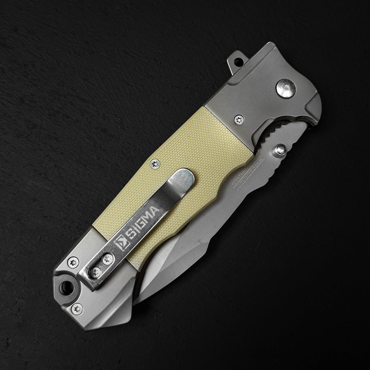 Sigma KSB437GGY Ball-Bearing Knife | 4-Inch 8Cr Blade