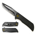 Sigma Ball-Bearing Flipper Pocket Knife, 3.75-Inch 8Cr Blade & Steel Handle | KSB4401BK