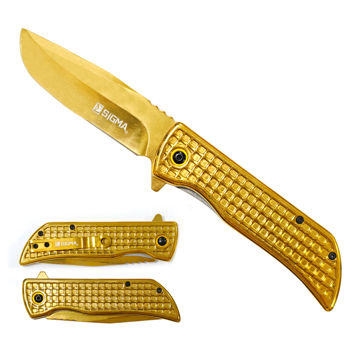 Sigma Gold Waffle Handle Ball Bearing Flipper