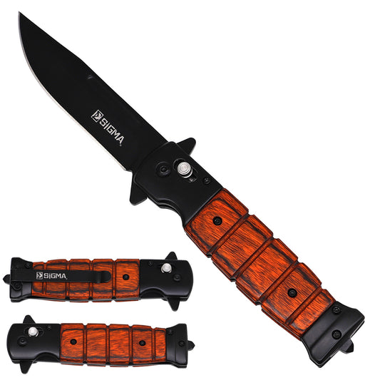Sigma KSB4520BWD Ball-Bearing Knife | 3 mm Black Blade