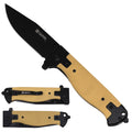 Sigma KSB468BSD ball-bearing folding knife with 8Cr14 blade and 4.75-inch G10 handle