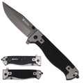 Sigma Ball Bearing Flipper Knife - Black Handle