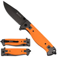 Sigma KSB468GOR ball-bearing folding knife with 8Cr14 blade and 4.75-inch G10 handle