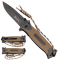 Sigma Ball-Bearing Folding Knife with Gray Titanium & Black G10 – KSB487GSD