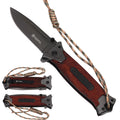 Sigma Ball-Bearing Folding Knife with Black Titanium & Red Wood – KSB487GWD