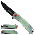 Sigma Green Carbon Fiber Ball Bearing Flipper Knife
