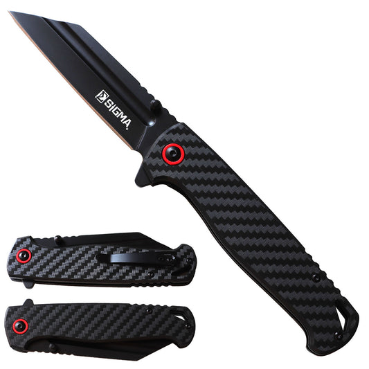 Sigma Tanto Blade Ball Bearing Flipper Knife