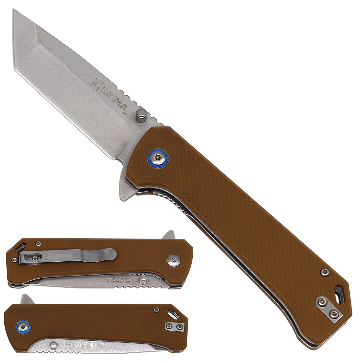 Sigma KSB556CSD Ball-Bearing Knife | 3.5-Inch 8Cr Blade