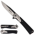 Sigma D2 Ball Bearing Pocket Knife - Black G10 Handle